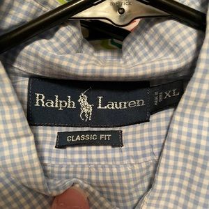 Polo button up short sleeve XL